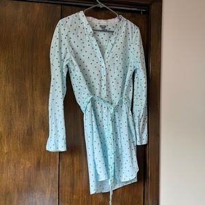 Aerie polka dot night shirt
